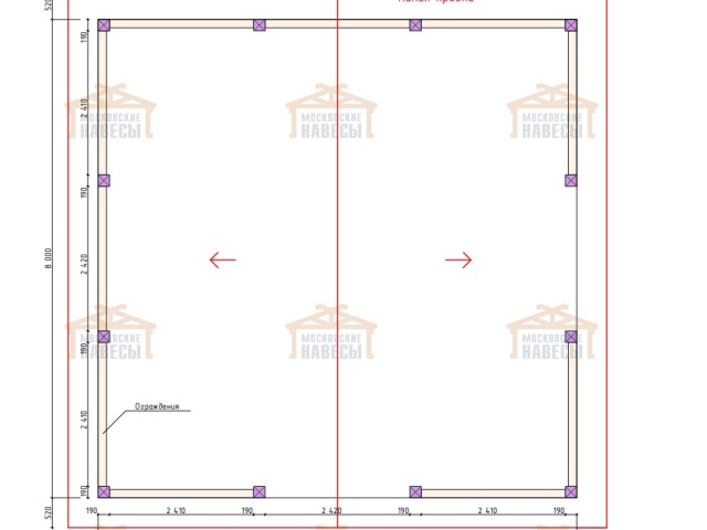 НАВЕС-БЕСЕДКА АРКТИКА — Фото 7