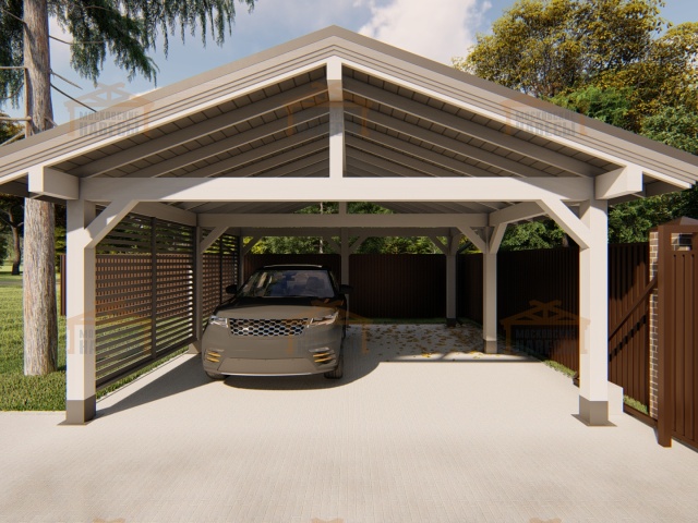 Навес для двух машин ФОРТЕ — Фото 7