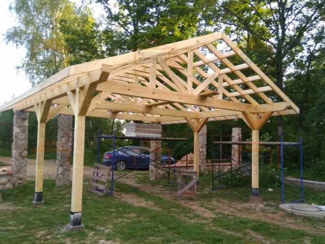 Навес для автомобилей АРКТУР — Фото 9