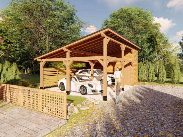 Односкатный навес для техники ДИПЛОМАТ — Фото 6