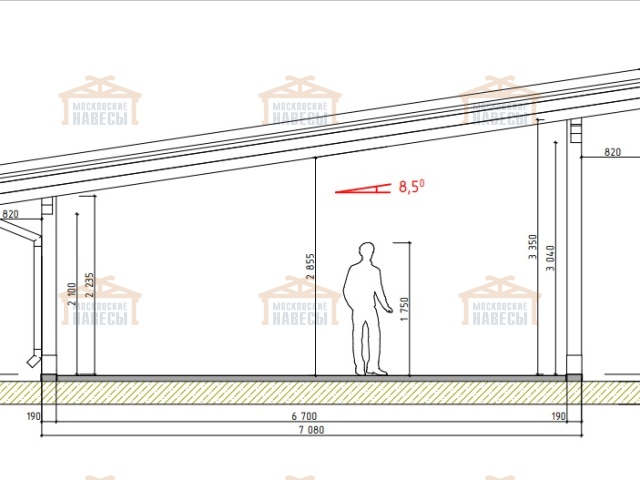 Навес для машин ГЭЛАКСИ — Фото 14