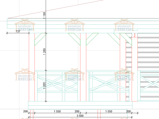 ВЕРАНДА К ДОМУ КАЗАНСКАЯ — Фото 7