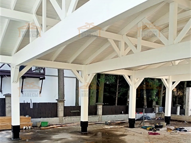 Навес для шести машин БОЛЬШОЙ — Фото 6