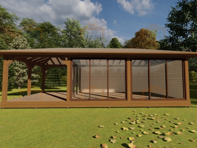 Застекленная беседка ТОСКАНА — Фото 8