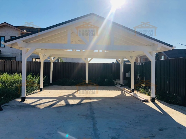 Навес для двух машин КАНТРИ — Фото 5