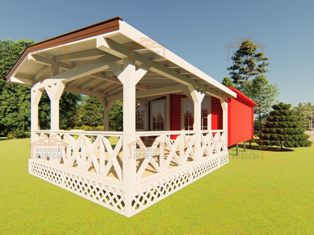 ВЕРАНДА К ДОМУ СВЕТЛАЯ — Фото 4