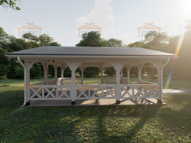 НАВЕС-БЕСЕДКА АРКТИКА — Фото 9