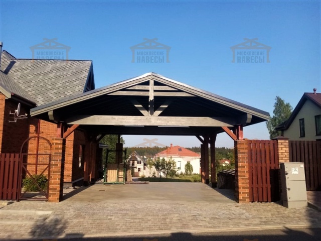 Навес для автомобилей АРКТУР — Фото 2