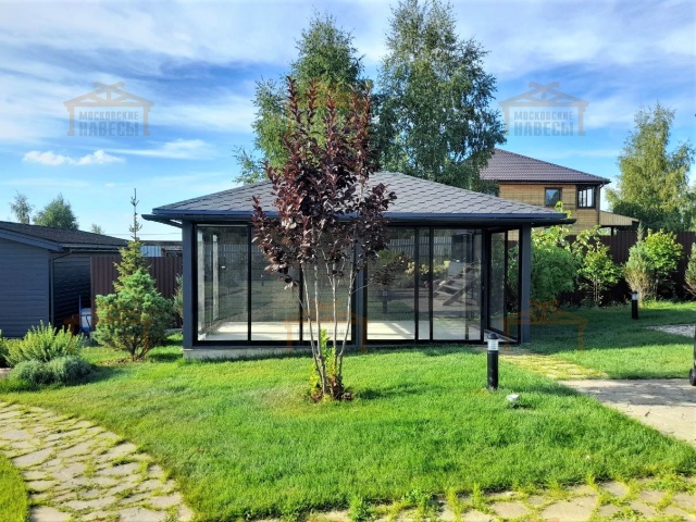 Застекленная беседка ЧАЙКА 2.0 — Фото 3