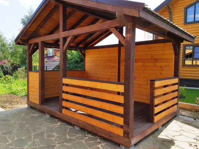 НАВЕС-БЕСЕДКА ОРФЕЙ — Фото 5