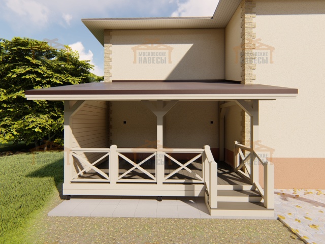 ВЕРАНДА К ДОМУ СТАНДАРТ — Фото 3