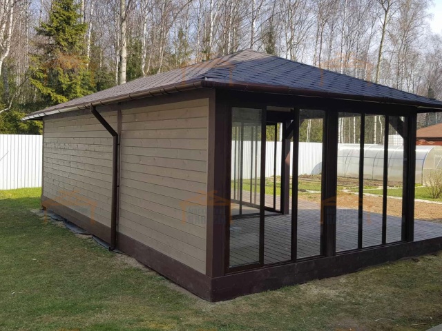 Застекленная беседка ЛЕТНЯЯ РОЩА — Фото 2