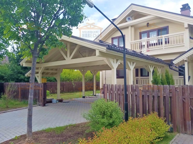 Навес для двух машин АСТОР — Фото 2