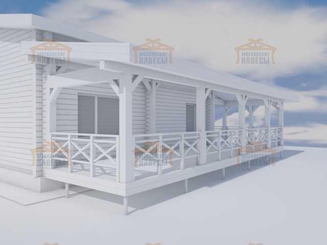 ВЕРАНДА К ДОМУ КАЗАНСКАЯ — Фото 5