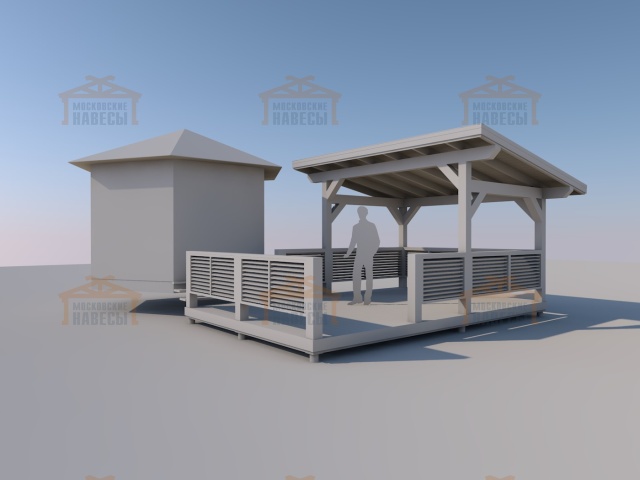 НАВЕС-БЕСЕДКА КЕПЛЕР — Фото 4