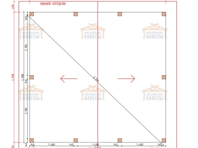 НАВЕС ДЛЯ БАРБЕКЮ ТЕРРА — Фото 4