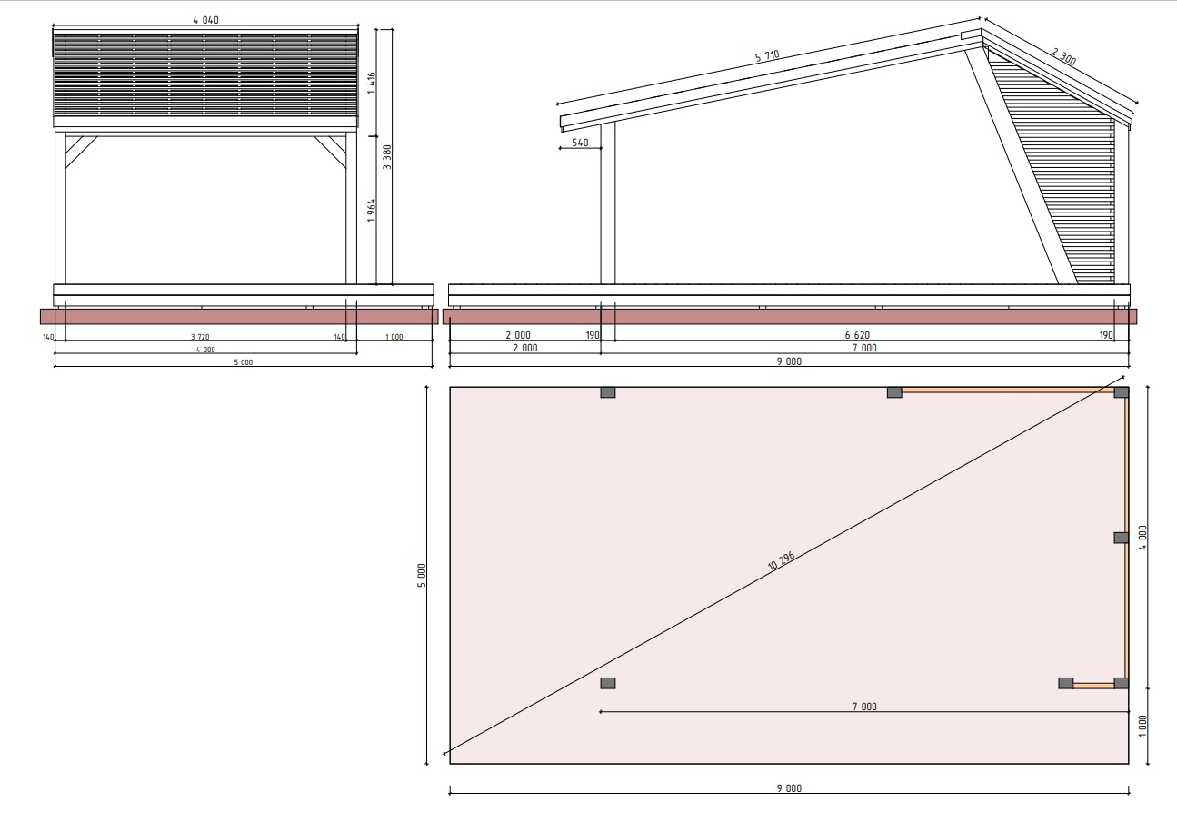 НАВЕС-БЕСЕДКА МОДЕРН — Фото 8
