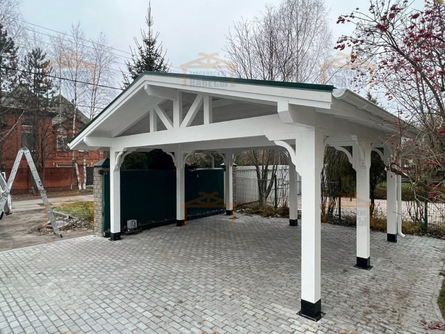 Навес для двух машин КАТАЛОНИЯ — Фото 2