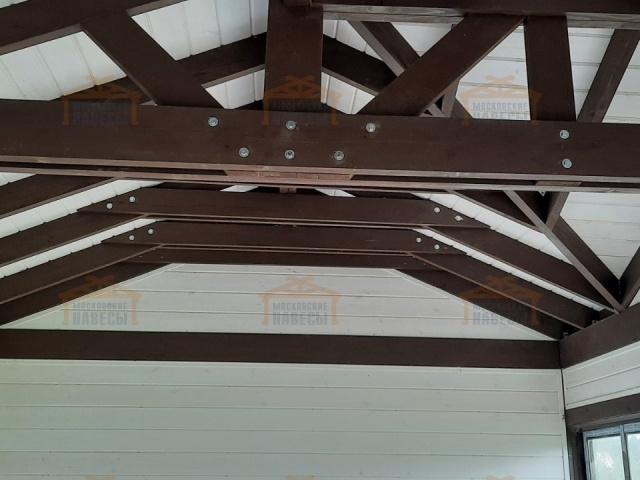 Застекленная беседка с хозблоком САКСОНИЯ 2.0 — Фото 7