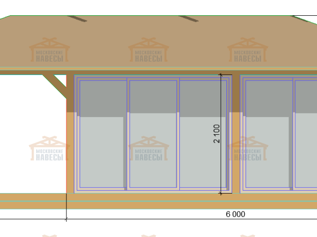 Застекленная беседка ТОСКАНА — Фото 11