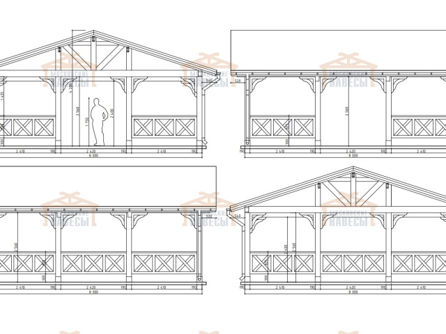 НАВЕС-БЕСЕДКА АРКТИКА — Фото 8