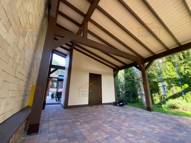 Навес с хозблоком ОРИОН — Фото 2