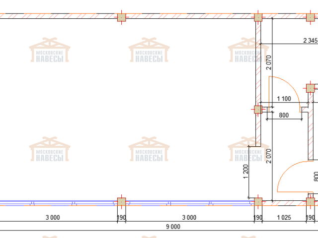 Застекленная беседка с хозблоком ЖАСМИН — Фото 7