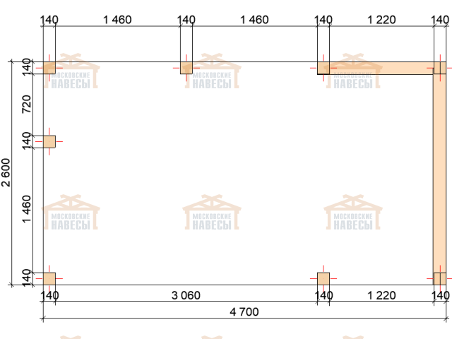 НАВЕС-БЕСЕДКА ЛАВАНДА — Фото 2