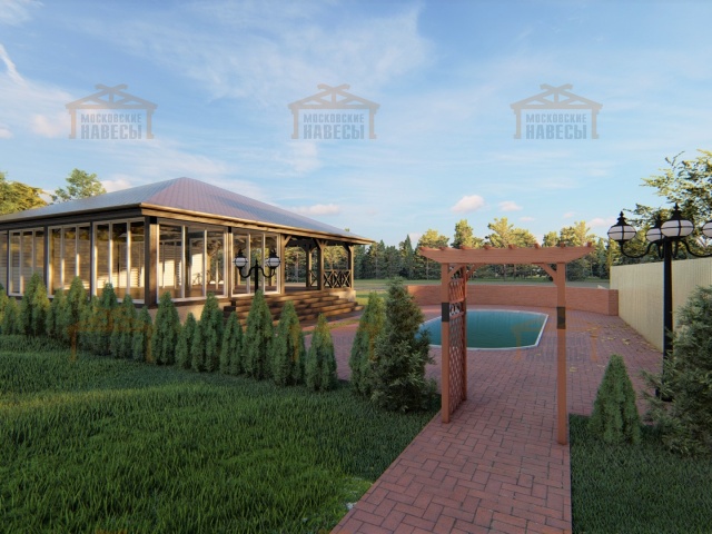 Застекленная беседка ТРИУМФ — Фото 5