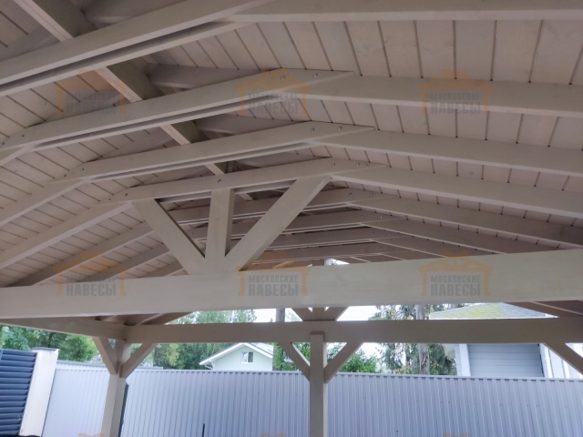 Навес для двух машин АСТОР — Фото 8