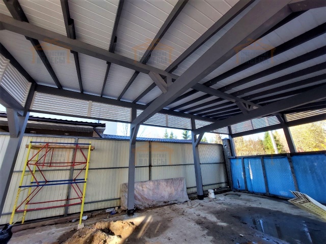 Навес односкатный для автомобилей ОСТИН — Фото 2