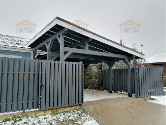 Навес с хозблоком СЕНАТОР — Фото 5