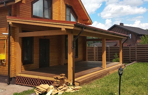 Северская быстровозводимый дом веранда Северская быстровозводимый дом веранда