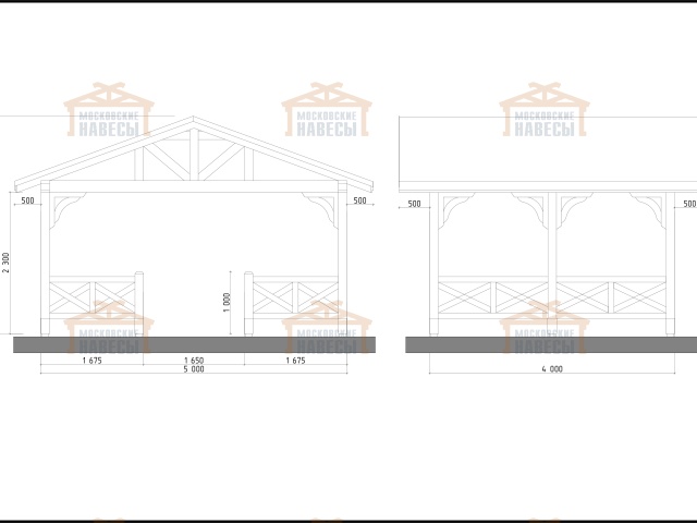 НАВЕС-БЕСЕДКА НЕРОН — Фото 3