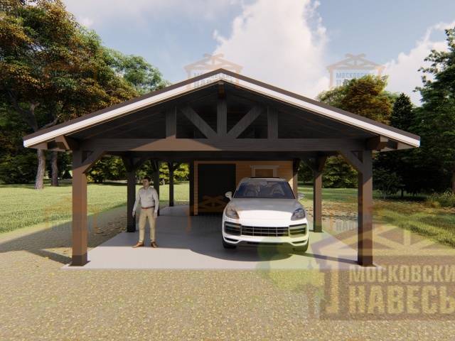 Навес с хозблоком ГАМАЮН — Фото 6