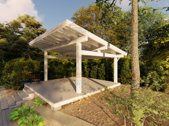 НАВЕС-БЕСЕДКА ВЕРСАЛЬ — Фото 4