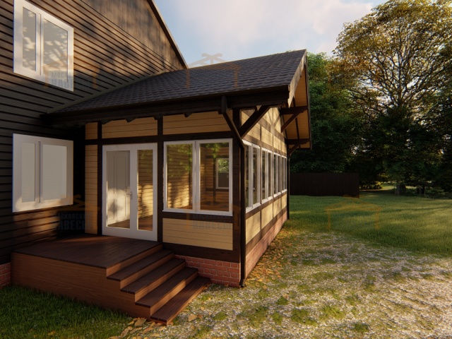 ВЕРАНДА К ДОМУ ПАРК АВЕНЮ — Фото 7