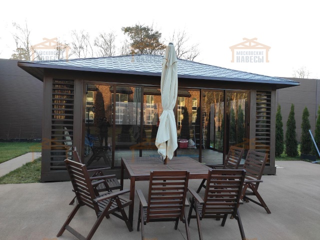 Застекленная беседка АНГЛИЙСКАЯ — Фото 7