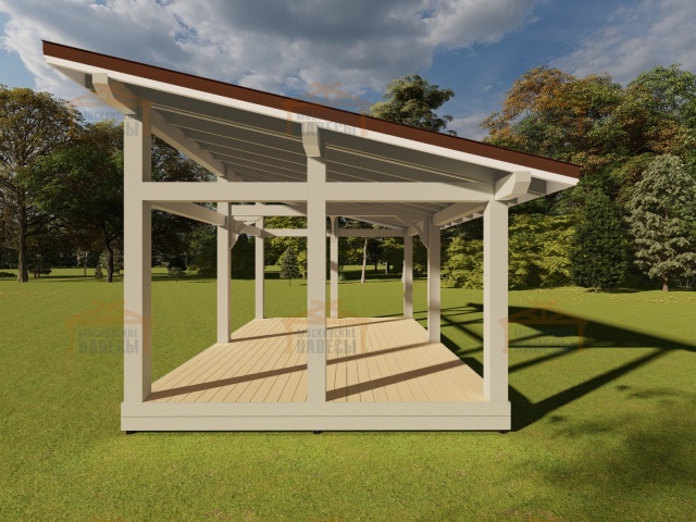 НАВЕС-БЕСЕДКА МИЛАН — Фото 4