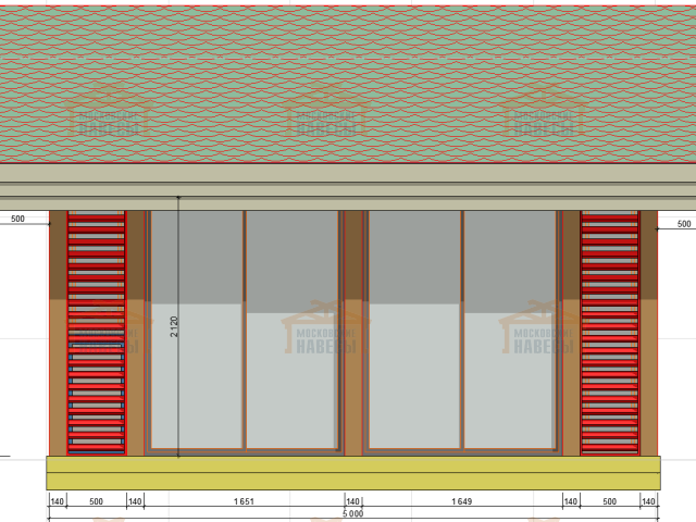 Застекленная беседка АНГЛИЙСКАЯ 2.0 — Фото 8