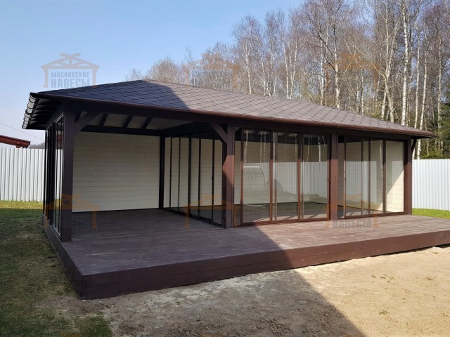 Застекленная беседка ЛЕТНЯЯ РОЩА — Фото 5