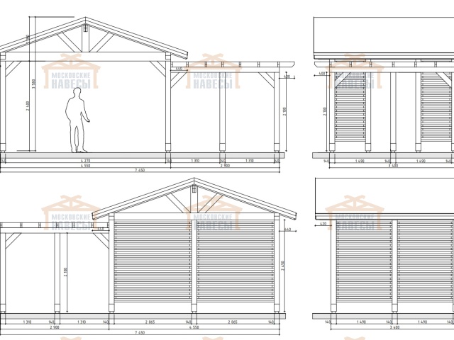 НАВЕС-БЕСЕДКА АДРИЯ 2.0 — Фото 7