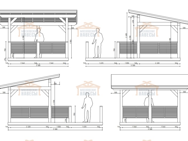 НАВЕС-БЕСЕДКА КЕПЛЕР — Фото 7