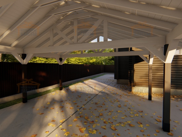 Навес для автомобилей АРКТУР — Фото 6