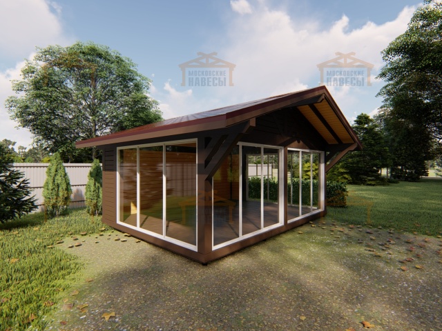 Застекленная беседка МОНТАНА 4.0 — Фото 4