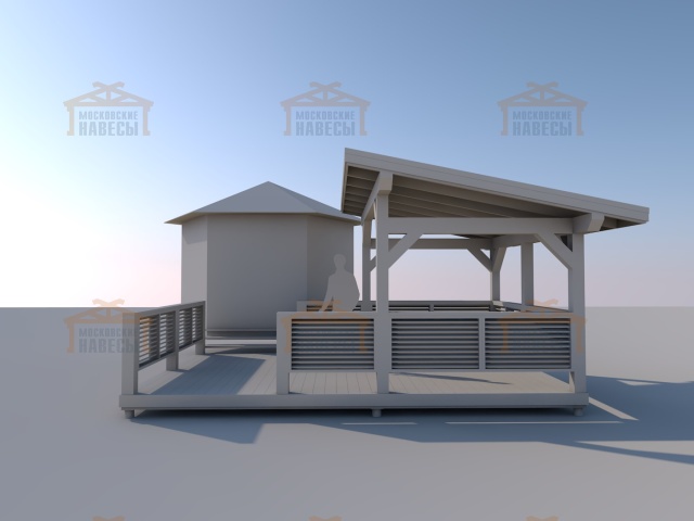 НАВЕС-БЕСЕДКА КЕПЛЕР — Фото 5