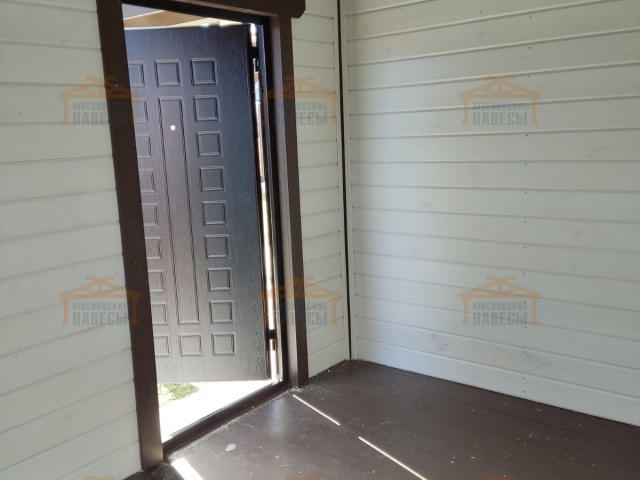 Навес для двух автомобилей с хозблоком КАЛИФОРНИЯ — Фото 9