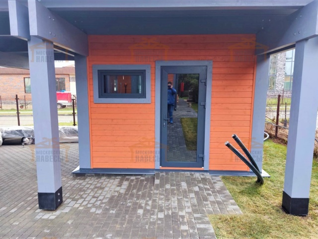 Навес для автомобилей с хозблоком ФАХВЕРК — Фото 3