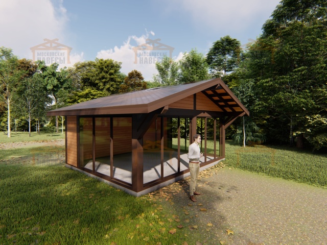 Застекленная беседка МОНТАНА MAXI — Фото 7