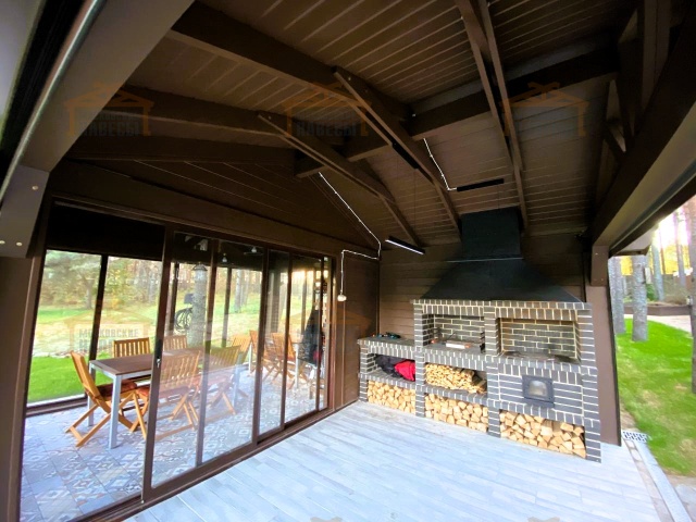 Застекленная беседка БУРЕВЕСТНИК 2.0 — Фото 4